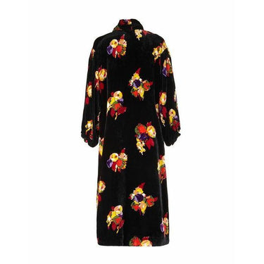 ARCHIVE - 1920s Panne Silk Velvet Floral Coat from Daly's Glasgow