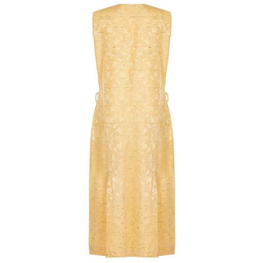 ARCHIVE - 1920s Yellow Silk Flapper Dress With Matching Jacket
