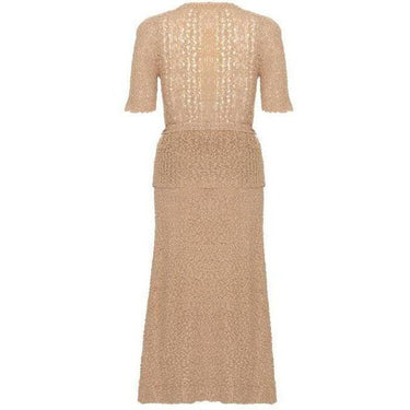 ARCHIVE - 1930s Beige Crochet Skirt Suit