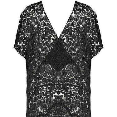 ARCHIVE - 1930s Black Lace Bias Cut Gown