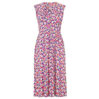 ARCHIVE - 1930s Colourful Silk Floral Dress