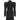 ARCHIVE - 1930s Floor Length Art Deco Black Panne Silk Velvet Coat