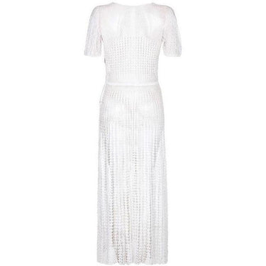ARCHIVE - 1930s White Crochet Lace Dress