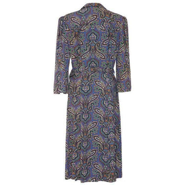 ARCHIVE - 1940s Crepe Paisley Print Dress