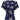 ARCHIVE - 1940s Navy Blue Rayon Dress With Floral Novelty Print