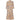ARCHIVE - 1940s Peach Printed Crepe Dress
