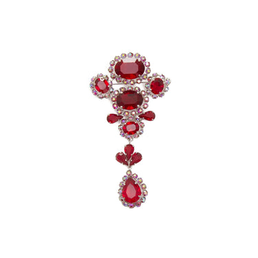 ARCHIVE - 1950s Henkel & Grosse for Christian Dior Brooch and Earrings Set