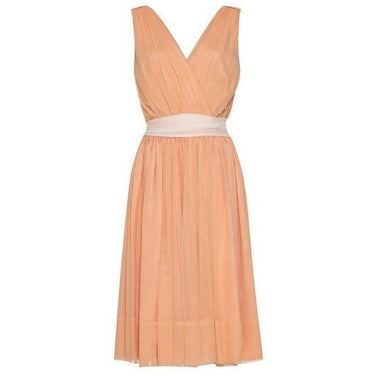 ARCHIVE - 1950s Peach Minx Modes Dress