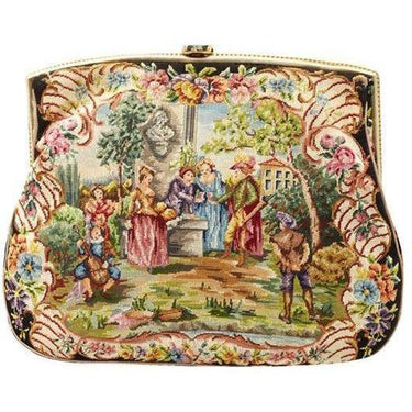 ARCHIVE - 1950s Petit Point Clutch Bag