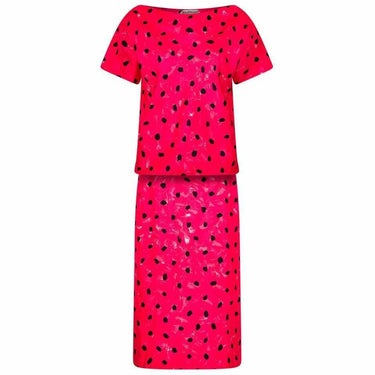 ARCHIVE - 1960s Balenciaga Printed Silk Haute Couture Top and Skirt Set