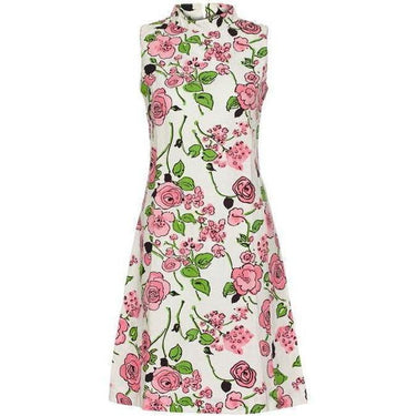 ARCHIVE - 1960s Cotton Floral Pop Art A-Line Dress