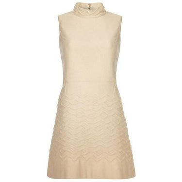 ARCHIVE - 1960s Cream Sleeveless Mini Dress