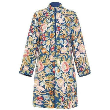 ARCHIVE - 1960s Hand Embroidered Crewel Work Coat