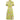 ARCHIVE - 1960s Lime Green Psychedelic Print Dress With Box Pleat Skirt And Wide Lapel