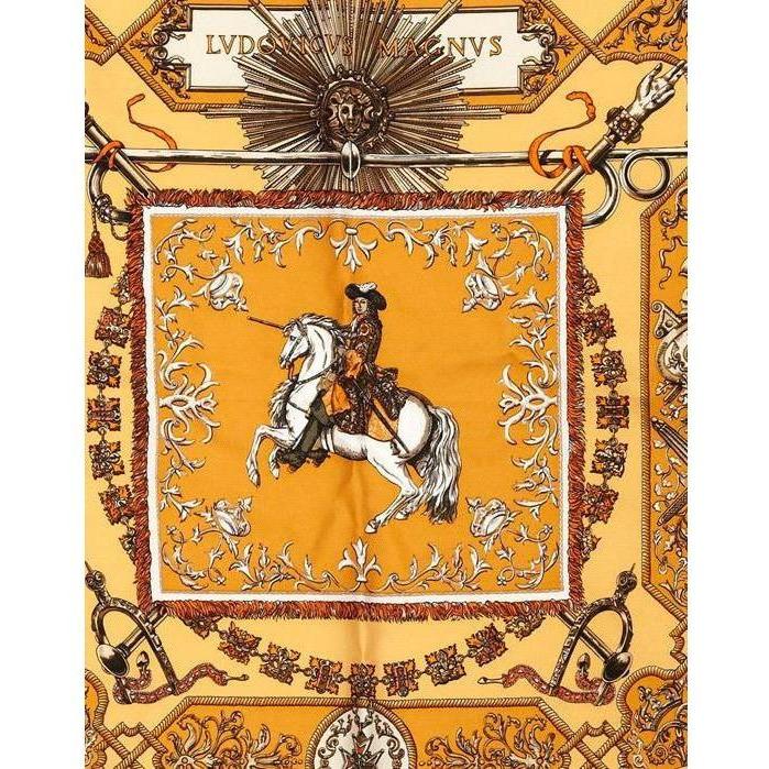 Sold at Auction: HERMÈS Scarf Louis XIV - Ludovicus Magnus 1963