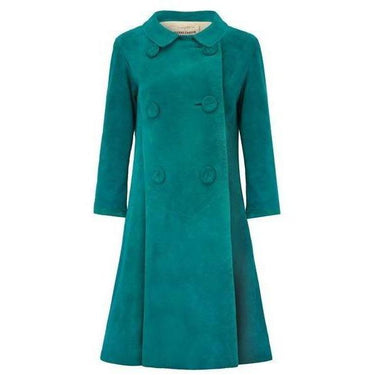 ARCHIVE - 1960s Pierre Cardin Teal Suede Jacket