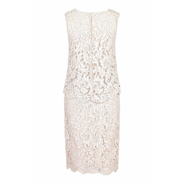 ARCHIVE - 1960s Pink and White Lace Occasion Dress