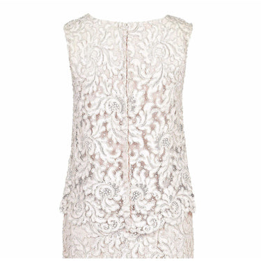 ARCHIVE - 1960s Pink and White Lace Occasion Dress