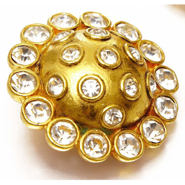 ARCHIVE - 1970s Chanel Rhinestone Earrings
