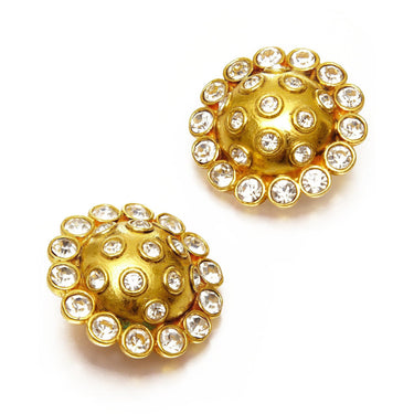 ARCHIVE - 1970s Chanel Rhinestone Earrings