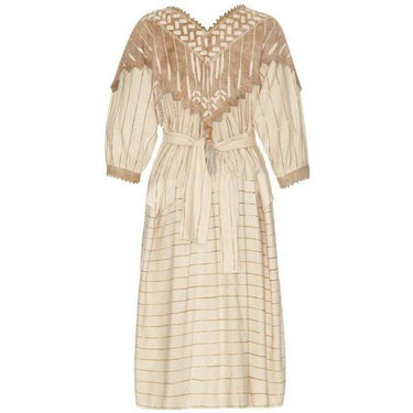 ARCHIVE - 1970s Cream Zandra Rhodes Smock Dress