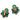 ARCHIVE - 1970s Haute Couture Chanel Green Gripoix Glass + Rhinestone Necklace Earrings Set