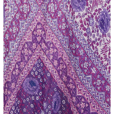 ARCHIVE - 1978 Rare Purple Adini Sultana Dress With Angel Sleeves and Metallic Thread