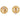 ARCHIVE - 1980s Chanel Gold Tone Double CC Motif Earrings