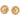 ARCHIVE - 1980s Chanel Gold Tone Double CC Motif Earrings