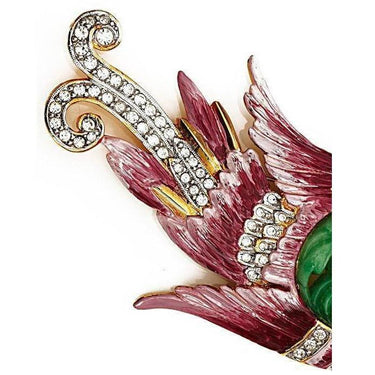 ARCHIVE - 1980s Trifari Pink Bird Brooch