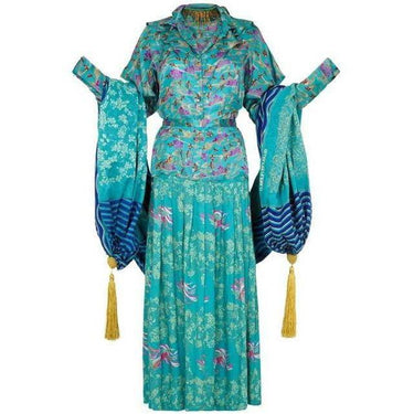 ARCHIVE - 1980s Ungaro Printed Silk Set