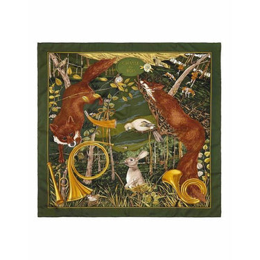 ARCHIVE - 1990s 'Chasse au Bois' Hermes Silk Scarf