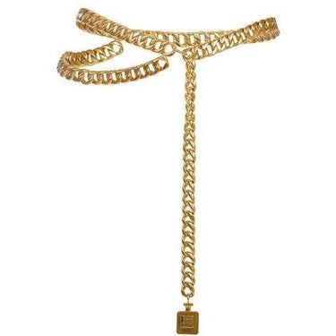 ARCHIVE - 1990s Gold Chanel Chain Belt
