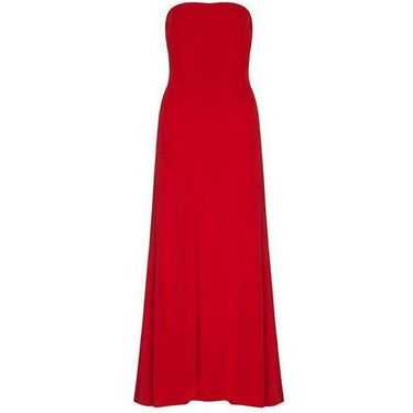 ARCHIVE - 1990s Louis Feraud Red Strapless Dress