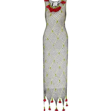 ARCHIVE - 1990s Moschino Cheap and Chic Black Net Dress
