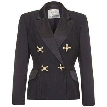 ARCHIVE - 1990s Moschino Cheap & Chic Black Jacket