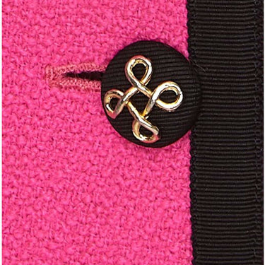 ARCHIVE - 1991 Runway Documented Chanel Fuchsia Pink Wool Jacket