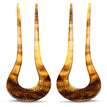 ARCHIVE - Early 1900s Faux Tortoiseshell and Diamanté Loop Hair Comb Set