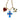 ARCHIVE - Gripoix for Louis Feraud Haute Couture 1960s Charm Pendant Necklace / Belt