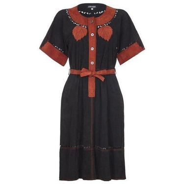 ARCHIVE - Jean Muir Suede 1970s Dress