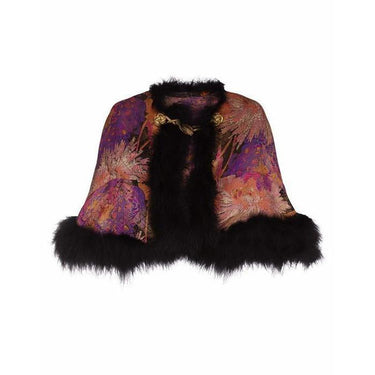 ARCHIVE - Lame and Feather 1920s Cape