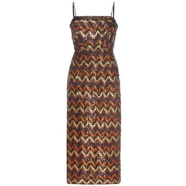 ARCHIVE - Lilli Diamond 1970s "Studio 54" Sequin Cocktail Dress