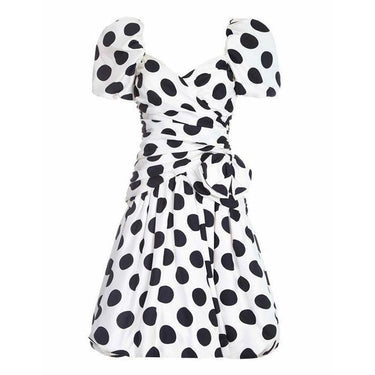 ARCHIVE - Lillie Rubin 1980s Polka Dot Puffball Dress