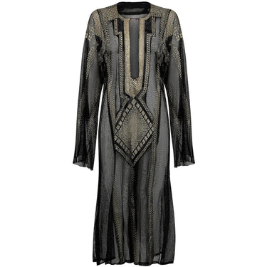 ARCHIVE - Pre 1920s Original Black & Gold Egyptian Assuit Kaftan