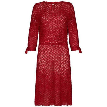 ARCHIVE - Red Crochet Dress