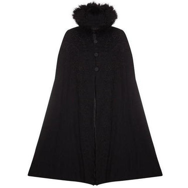 ARCHIVE - Victorian Black Wool Cape