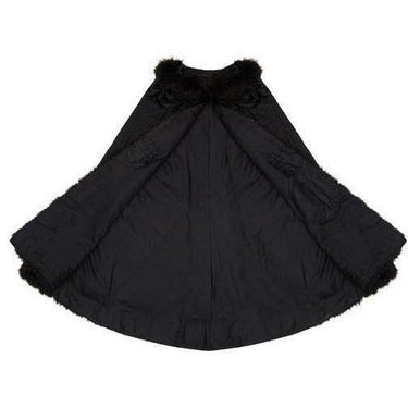 ARCHIVE - Victorian Hand Beaded Marabou Trim Cape