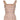 ARCHIVE - Ceil Chapman 1950s Peach Silk Dress With Beading and Velvet Ribbon Applique