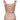 ARCHIVE - Ceil Chapman 1950s Peach Silk Dress With Beading and Velvet Ribbon Applique