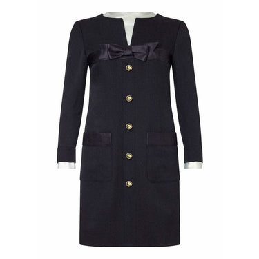 ARCHIVE - 1984 Runway Documented Chanel Karl Lagerfeld Tuxedo Dress
